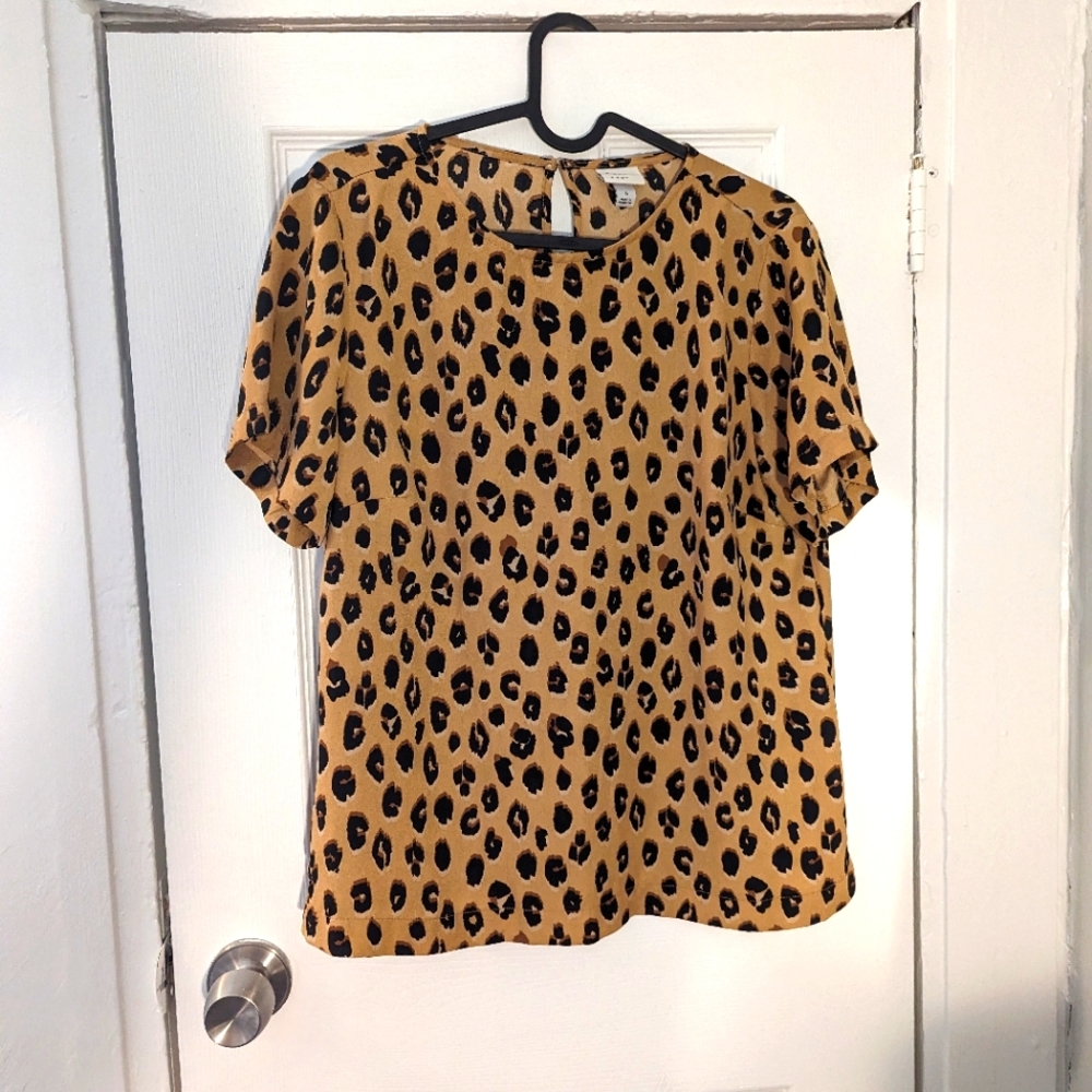 Leopard Dress Top